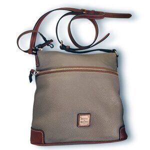 Dooney & Bourke Pebble Grain Elephant Gray Crossbody bag